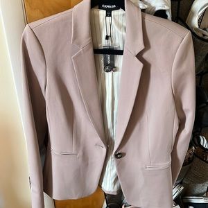 Express light pink blazer